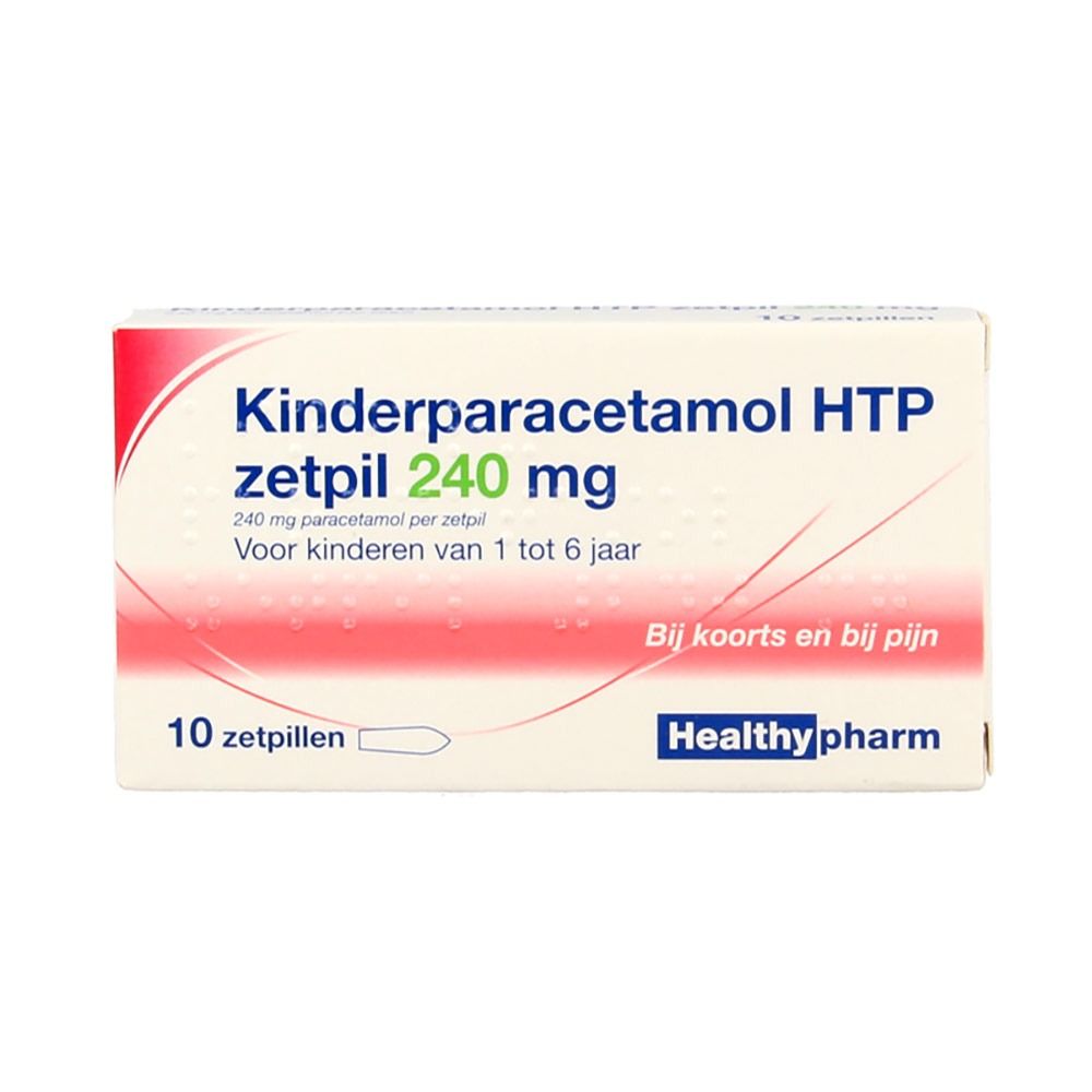 Healthypharm Paracetamol zetpillen 240 mg