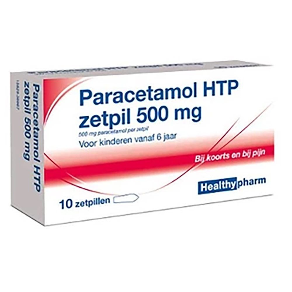 Healthypharm Paracetamol zetpillen 500 mg