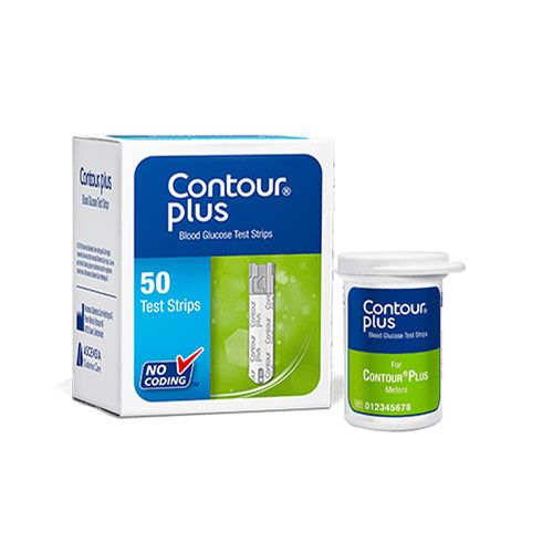 Contour Plus teststrips 50 stuks