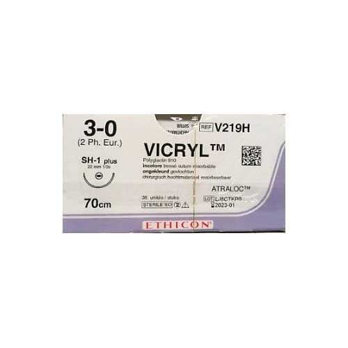 Ethicon Vicryl 3-0 70cm nld SH-1 + V219H