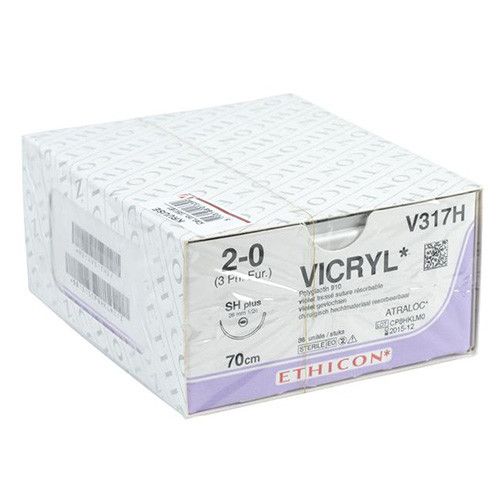 Ethicon Vicryl Plus 2-0 viol 70cm nld SH MP J317H