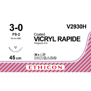 Ethicon Vicryl Rapide 3-0 45cm nld FS-2 V2930H