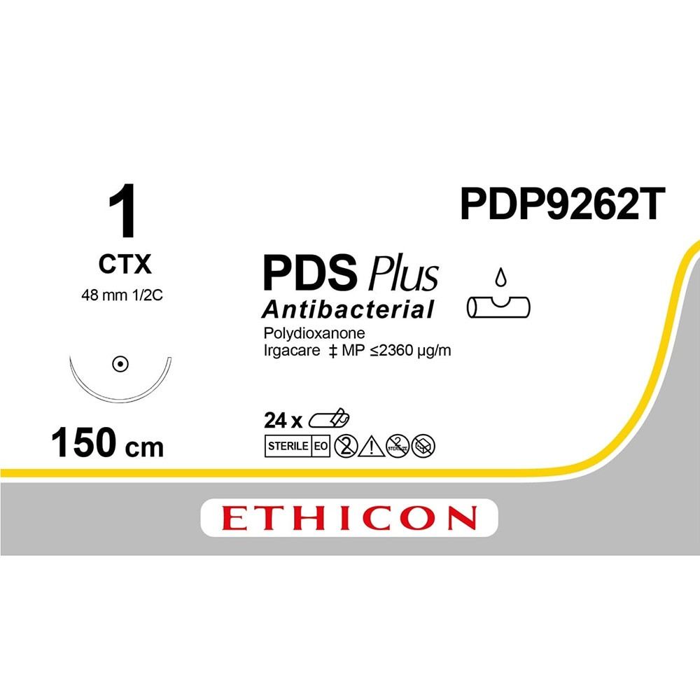 PDS Plus 1-0, naald CTX,150cm, 24st PDP9262T 