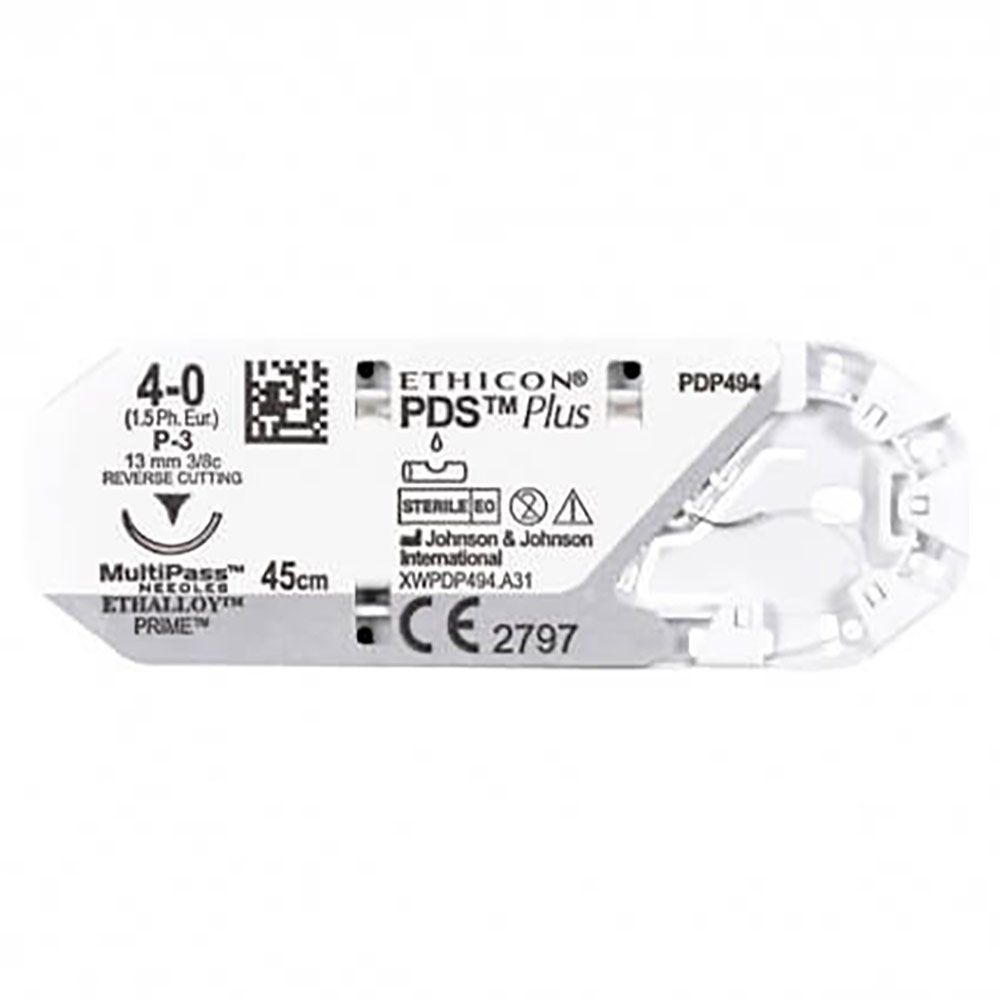 Ethicon PDS II 4-0 45cm nld P-3 Prime PDP494H