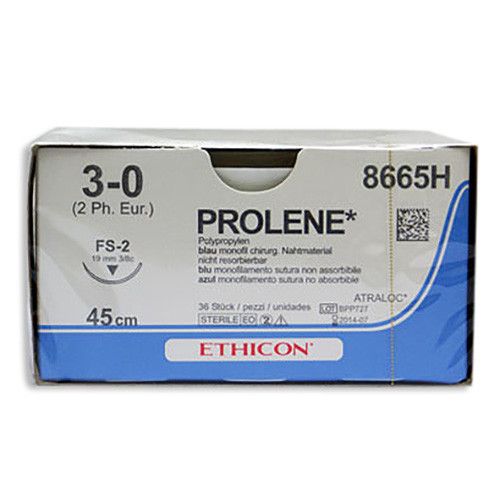 Ethicon Prolene 3-0 blauw 45cm nld FS-2 8665H