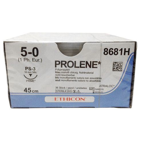 Ethicon Prolene 5-0  1 x 45cm PS-3 8681H