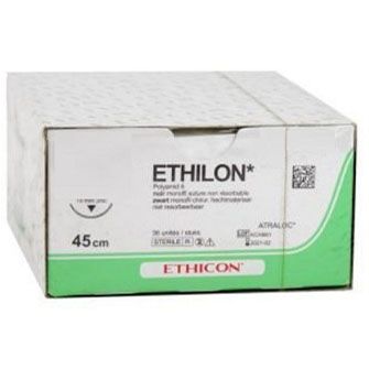 Ethicon Ethilon 2-0 Zwart 45CM nld FSL 1215H