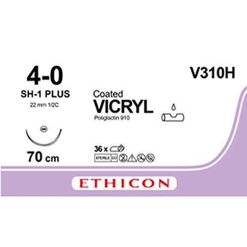 Ethicon Vicryl 4-0 70cm nld SH-1 V310H