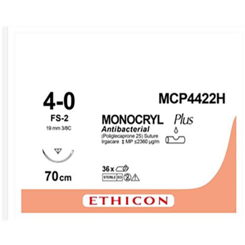 Ethicon Monocryl 4-0 70cm nld FS-2 MCP4422H