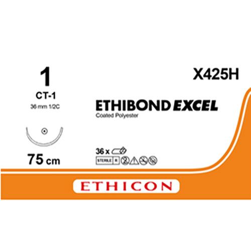 Ethicon Ethibond Excel USP1, M4, 75cm, X425H