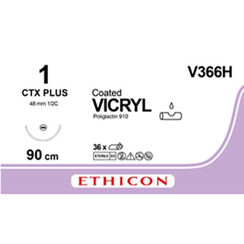 Ethicon Vicryl USP1 90cm nld CTX PLUS V366H