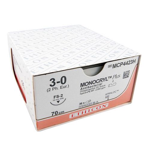 Monocryl Plus 3-0 naald 70cm MCP4423H steriel