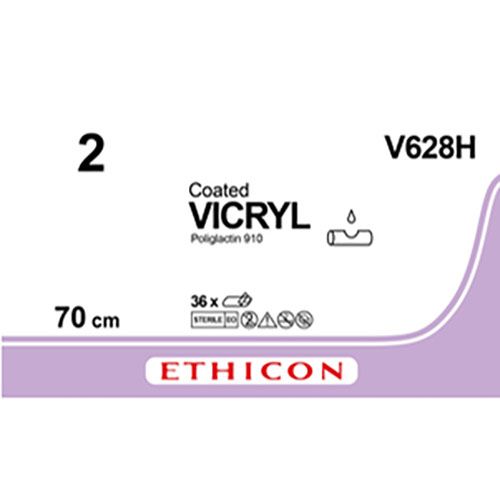 Ethicon Vicryl USP2 2x70cm V628H