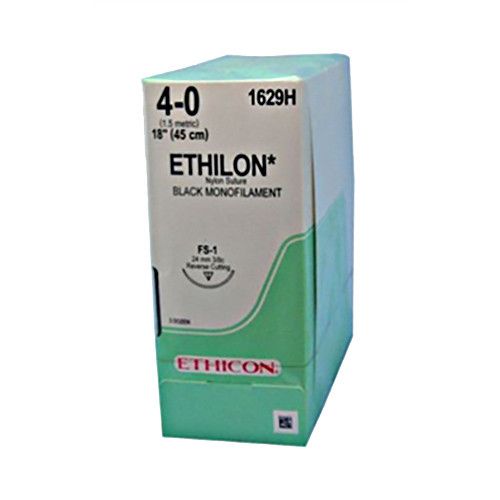 Ethicon Ethilon 4-0 zwart 45cm nld FS-1 1629H