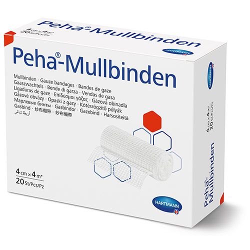 Peha Mullbinde 4cmx4m, 20st.