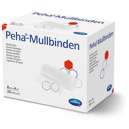 Peha Mullbinde 8cmx4m, 20st.