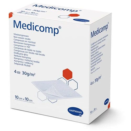 Medicomp NW kompres steriel 10x10cm 40x5 stuks