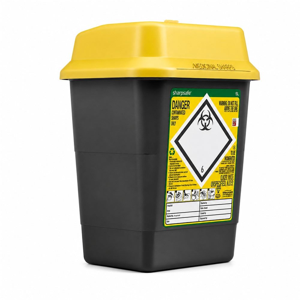 Naaldencontainer Sharpsafe 4 liter per stuk