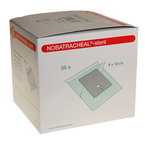 Noba metalline tracheo kompres 8cm x 10cm steriel