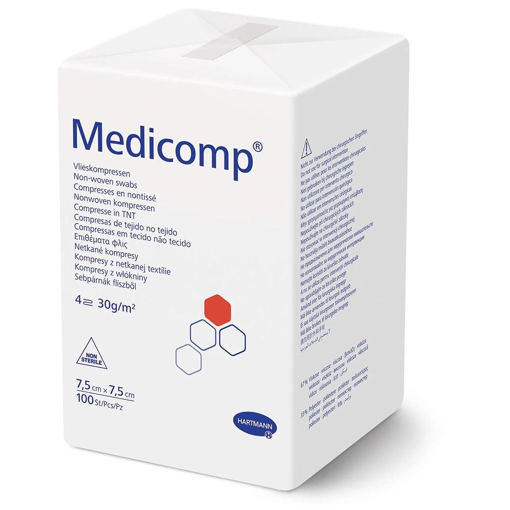 Medicomp NW kompres 10 x 10cm  4-laags