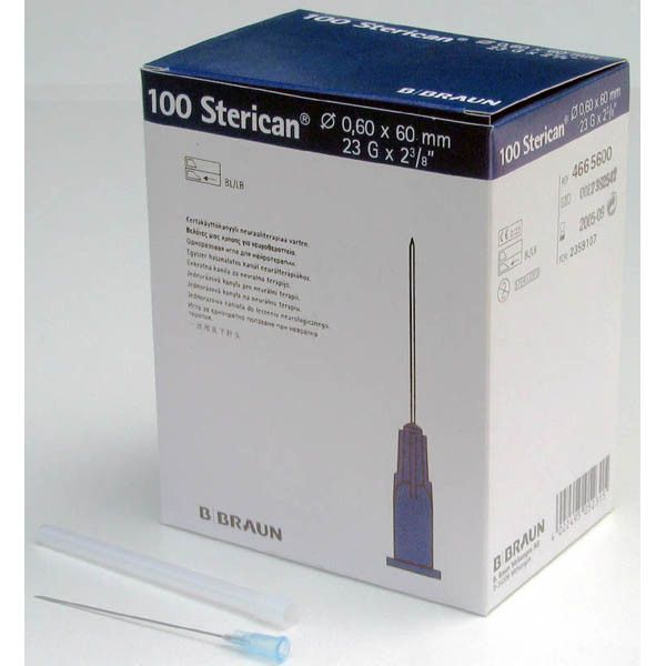 Naald Sterican 0.6x60 blauw