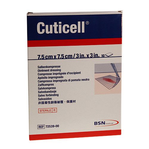 BSN Cuticell synth zalfgaas 7.5 x 7.5 steriel 