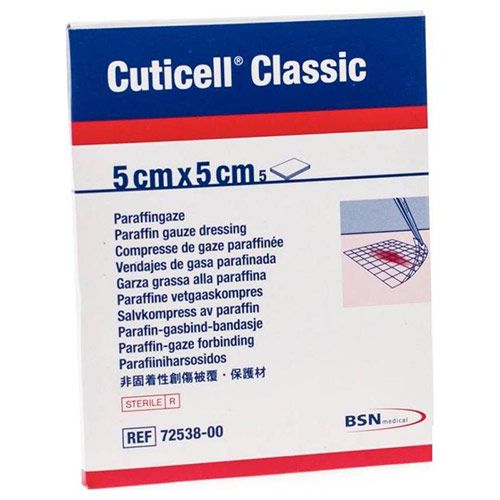 BSN Cuticell Classic zalfgaas 5 x 5 steriel