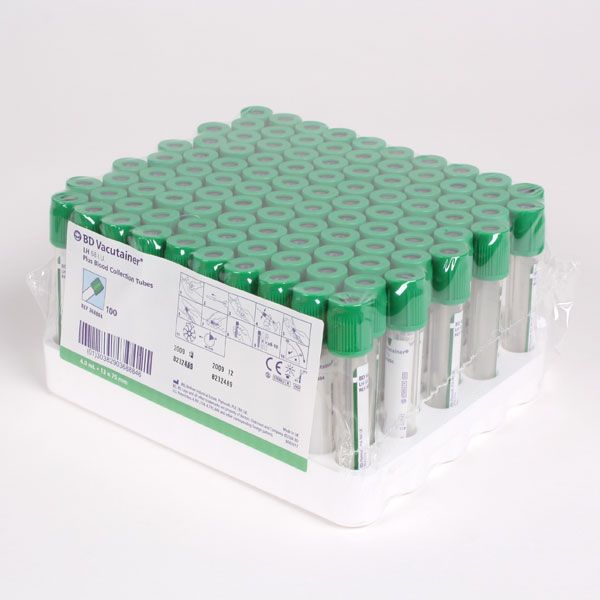 Vacutainer LiHep 4ml groen 368884 (ks)