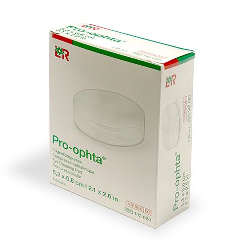 oogkompres LR Pro Ophta 5,3 x 6,6 cm steriel