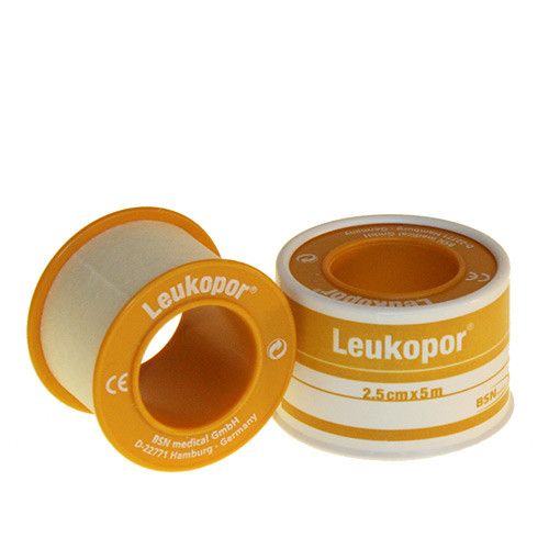 Leukopor hechtpleister 2.5cm x 5m