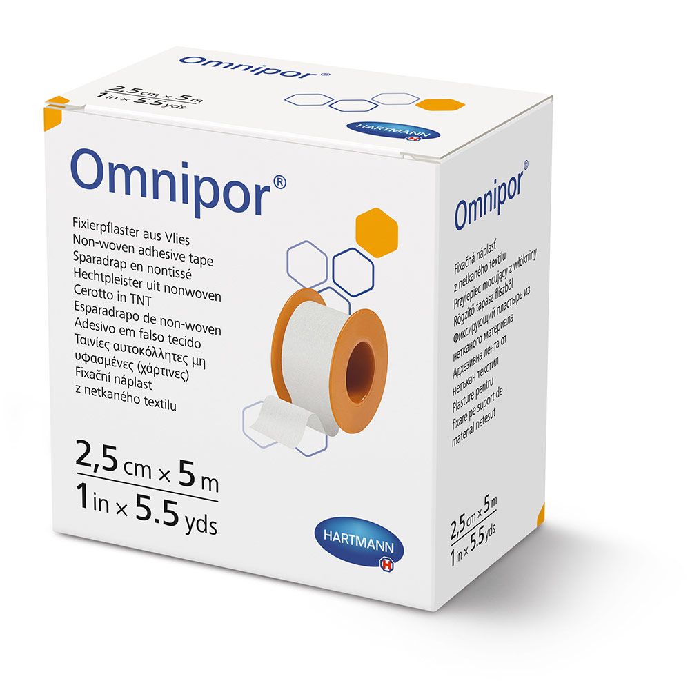 Omnipor 5m x 2.50cm per 20 rollen