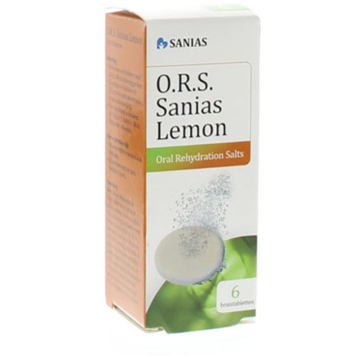 Sanias ORS bruistabletten lemon 6 stuks