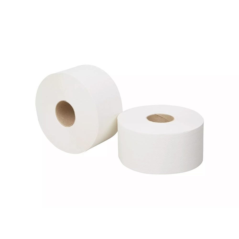 Mini-Jumbo Toiletpapier gerecycled 2-laags wit 180 meter x 12 rollen