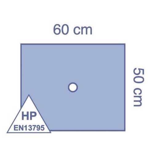 Medline gatdoek 50x60 gat 5cm zelfklevend 80stuks