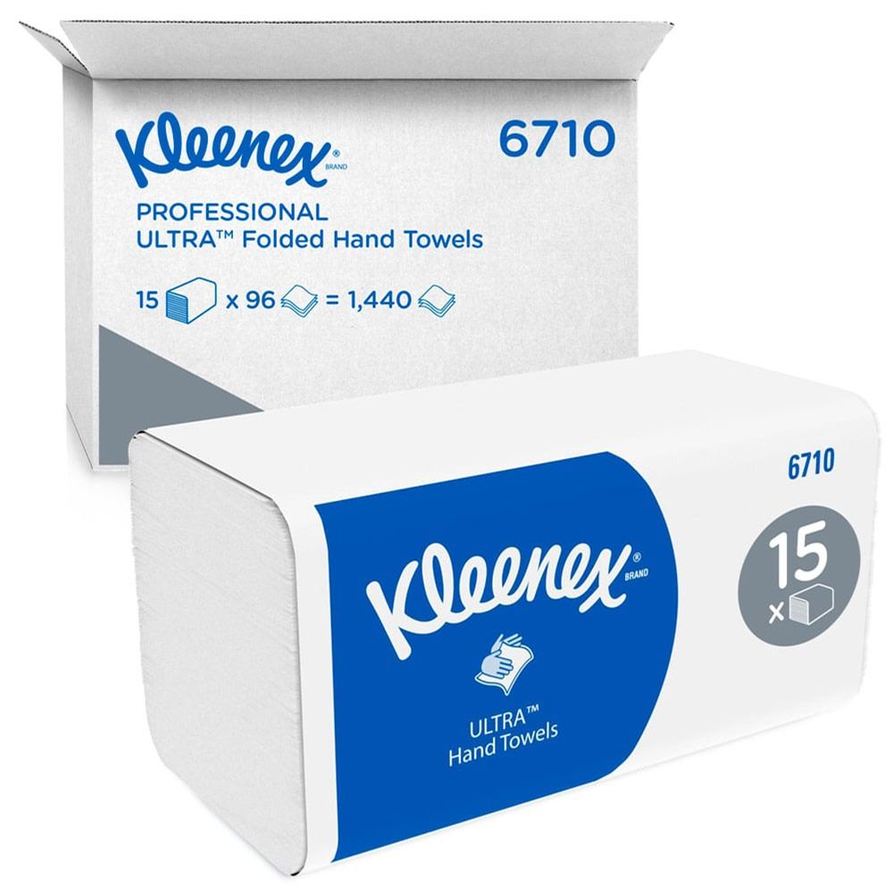 Kleenex Ultra V-vouw papieren handdoekjes 3-laags