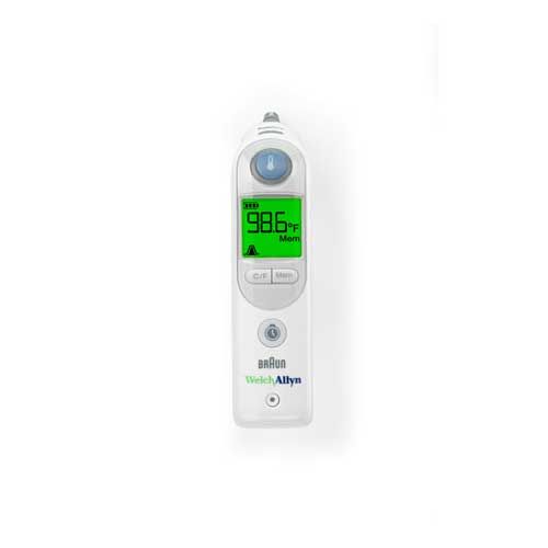 Braun pro 6000 oorthermometer met grote houder