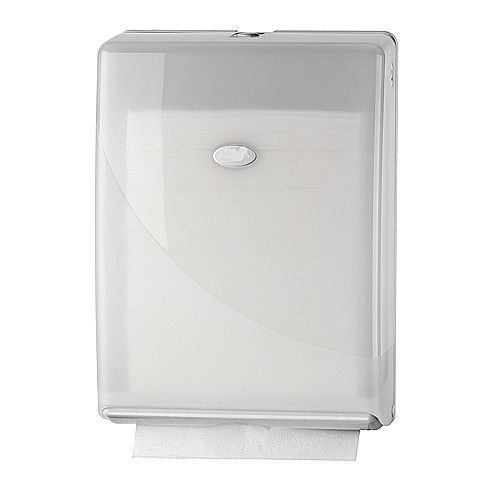 Pearl white handdoekdispenser (c-vouw)