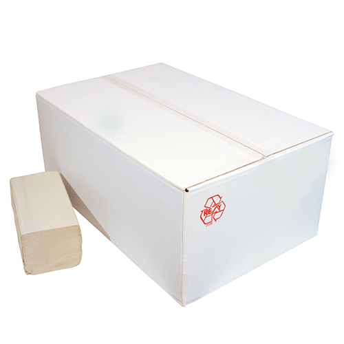 Daxtrio handdoekjes Z-vouw 1-laags naturel