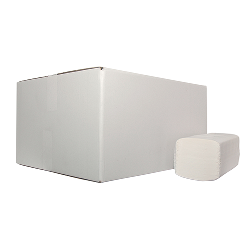 Handdoeken Classic Z-vouw 2-laags wit