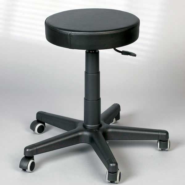 Tabouret Economy zwart 45-57cm