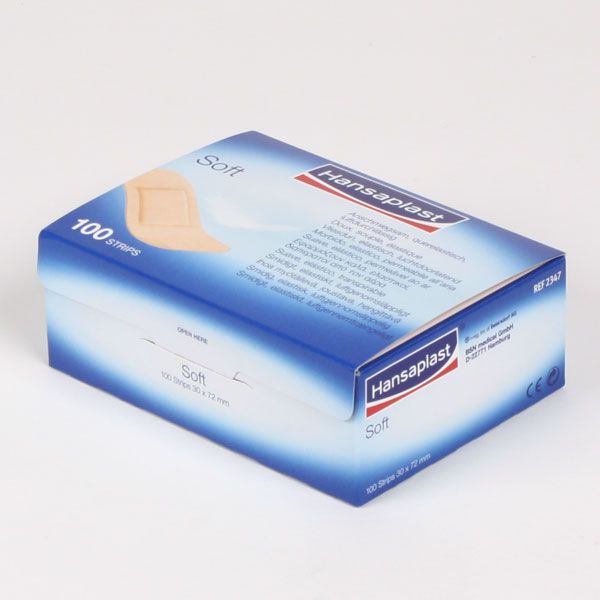 Hansaplast soft strips 30x72mm 2347