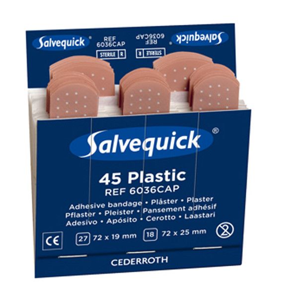 Pleisters Salvequick plastic 6036