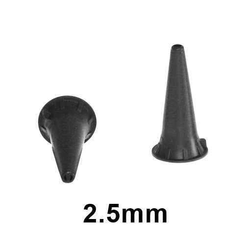 Otoscoop tips grijs 2.5mm 50stuks