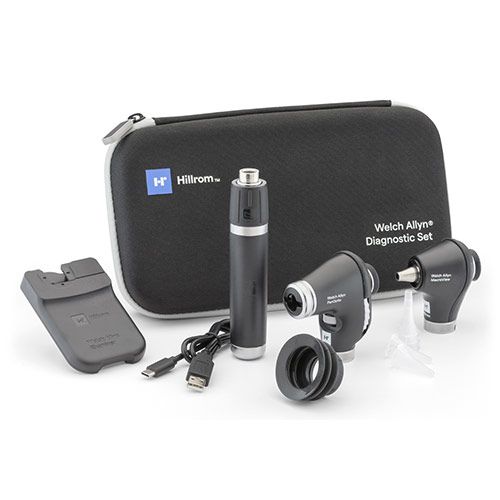 Welch Allyn set met Panoptic Ophthalmoscoop  + Macroview Otoscoop