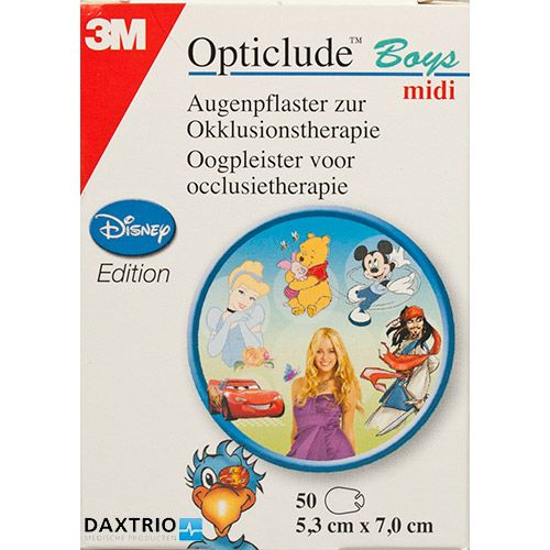 3M Opticlude standaard Disney Midi cars 50