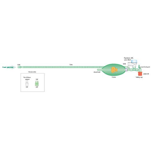 Intersurgical Mapleson, C-zaksysteem, 1.8m, steriel