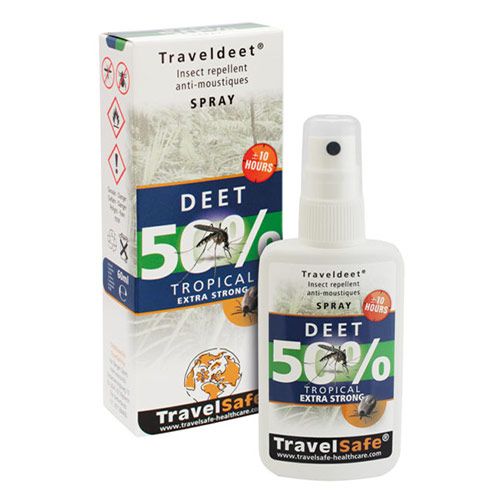 TravelSafe TravelDEET 50% spray 2-Pack 60ml