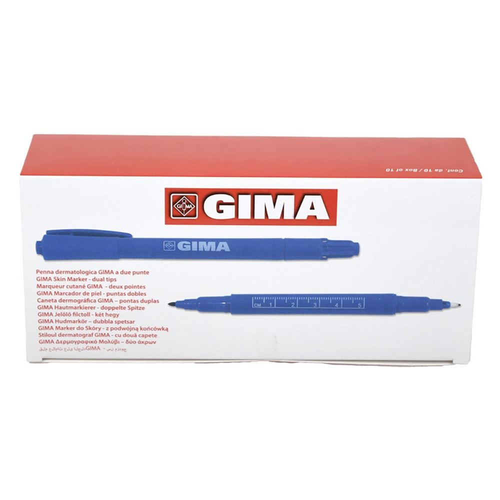 GIMA Surgical Skin Marker, Dual Tip, 10 stuks