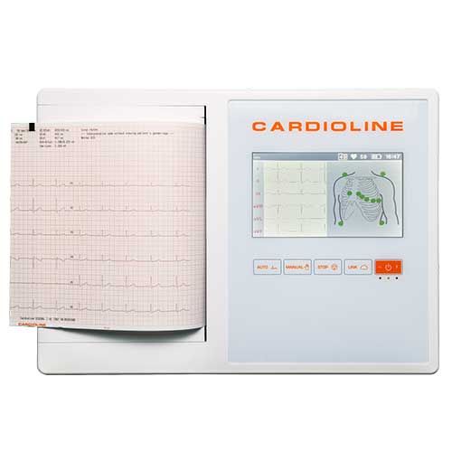 Cardioline ECG 200L rust ECG met interpretatie