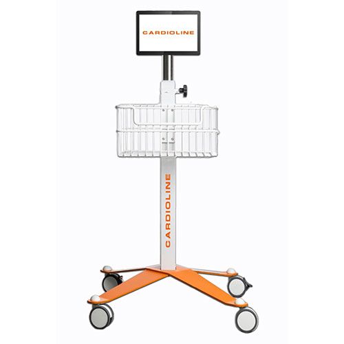 Cardioline verrijdbare trolley